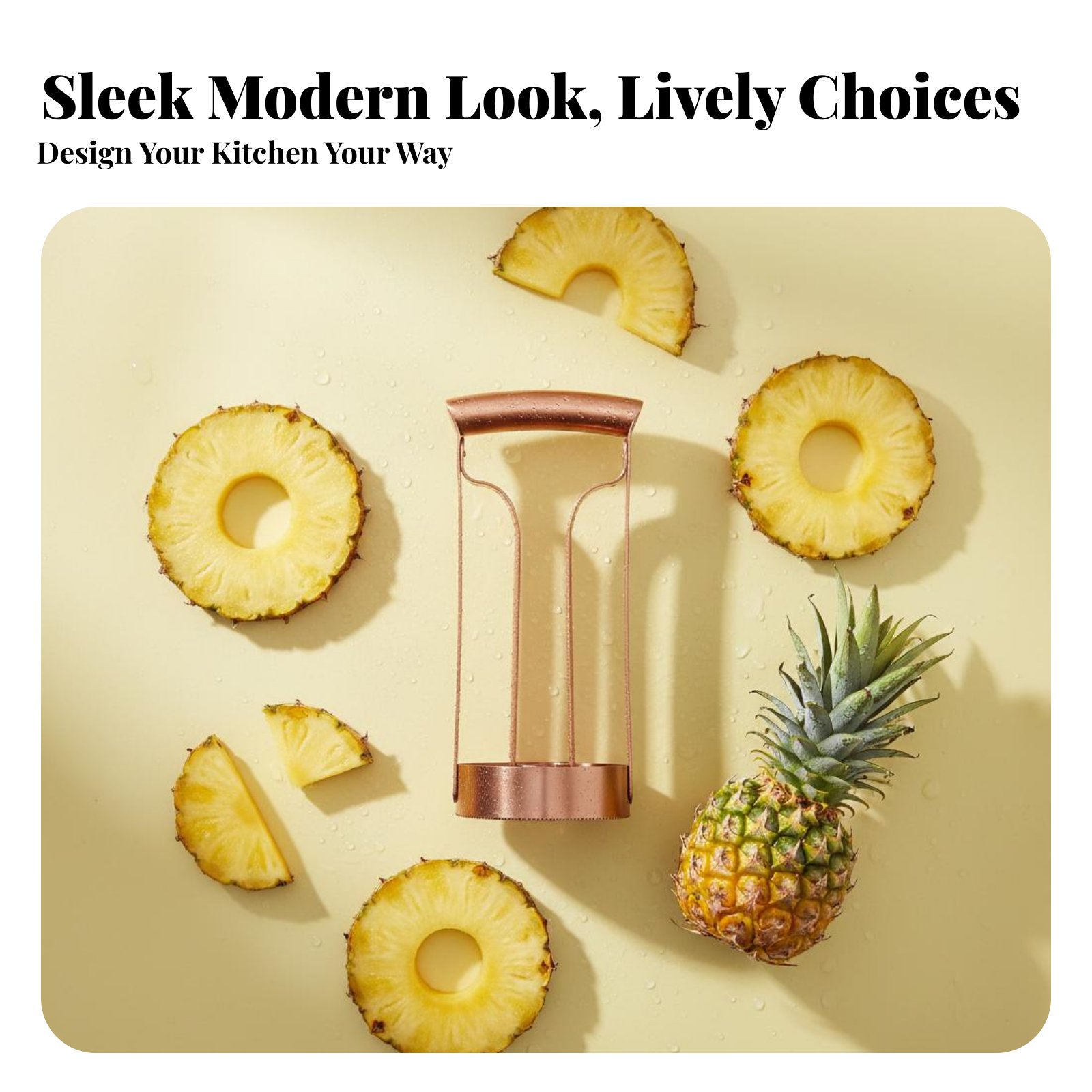 Kitchen Gadgets Tools - Narzędzie do krojenia ananasa ze stali