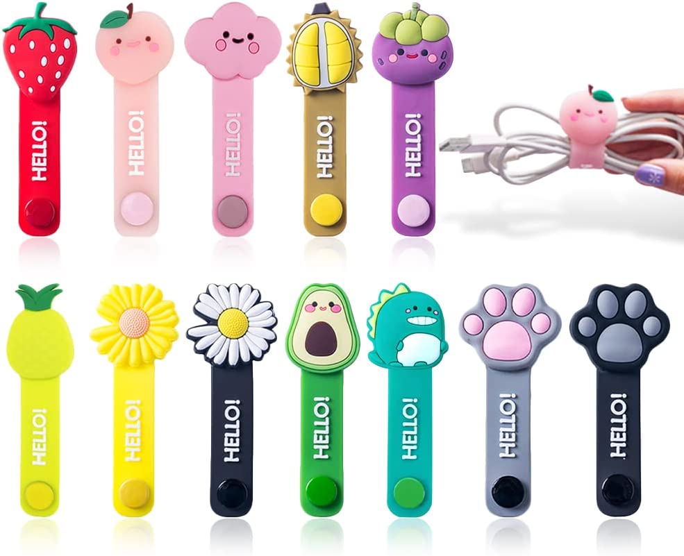 Kitchen Gadgets Holder - 6 szt. Klipsy do kabli słuchawki