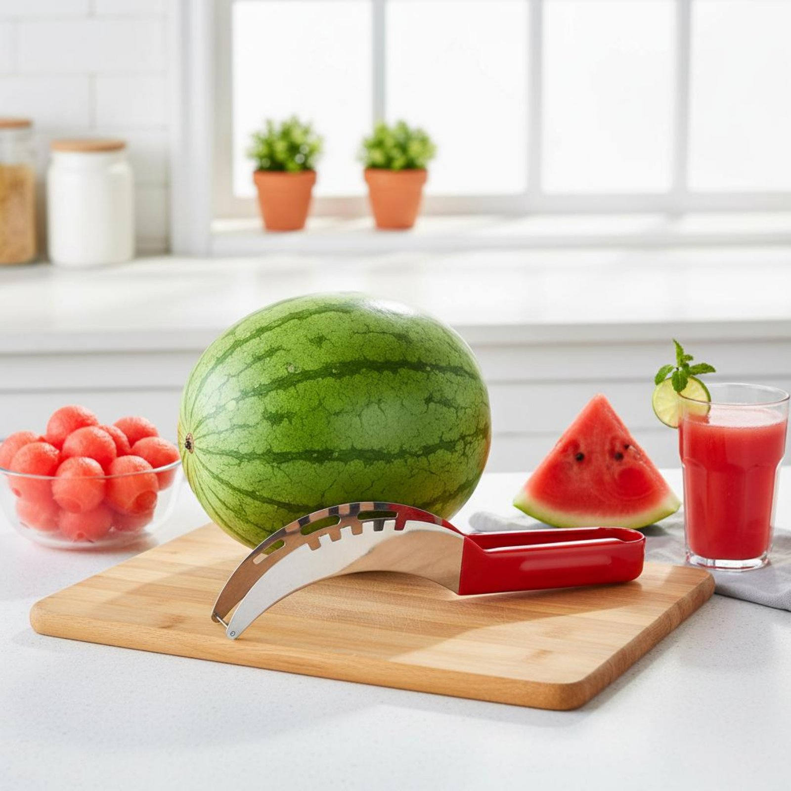 Kitchen Gadgets Tools - Krajalnica do arbuza w kostkę, wykonana