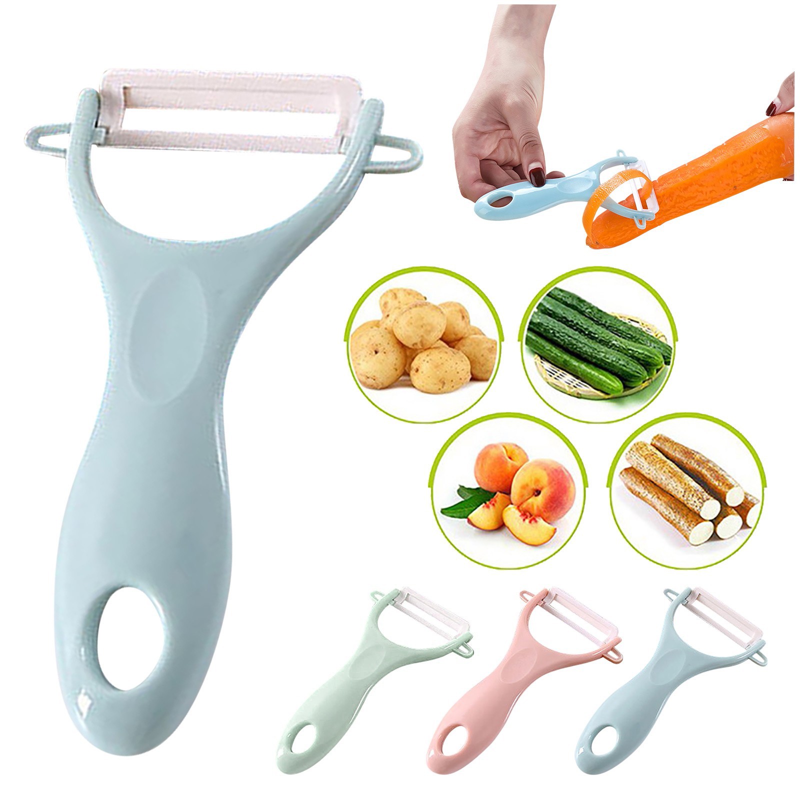 Kitchen Gadgets Smart - Ceramiczne kreatywne obieraczki praktyczne wielofunkcyjne dzieci
