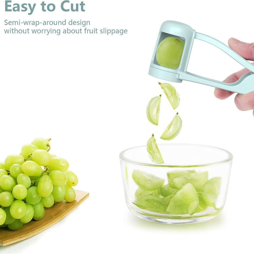 Kitchen Gadgets For Kids - Rozłupywacz do pomidorów cherry, bezpieczny krajalnica