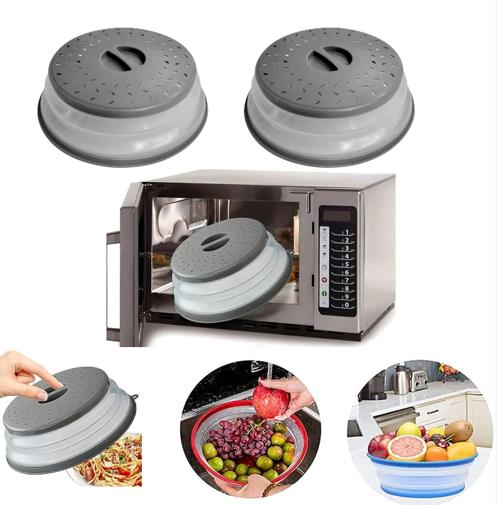 Kitchen Gadgets That Are Useful - Pokrywki do mikrofalówki zapobiegające rozpryskiwaniu, składana