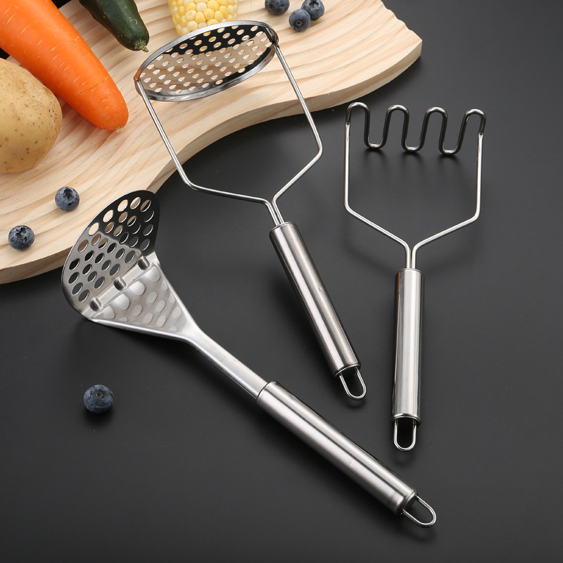 Kitchen Gadgets For Kids - Ręczny tłuczek do ziemniaków ze stali