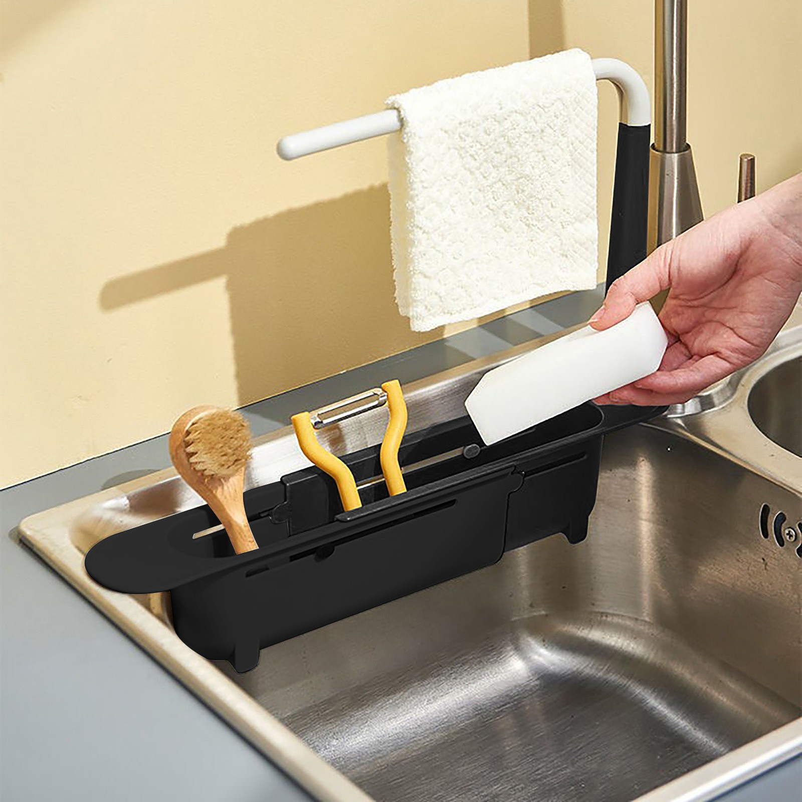 Eleskopowy półka nad zlewozmyw – Kitchen Gadgets Holder recenzja i cena