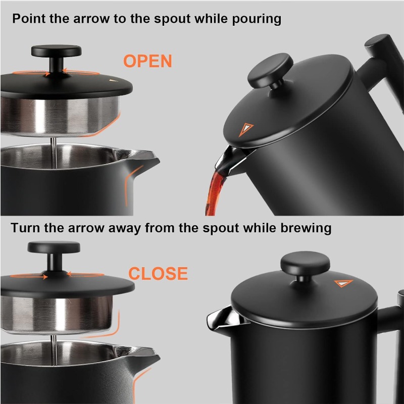 French Press do kawy 34 Oz ze  – French Press Coffee Maker recenzja i cena
