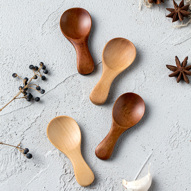 4Pcs Mini Drewniane Łyżki Mała – Kitchen Gadgets For Kids recenzja i cena