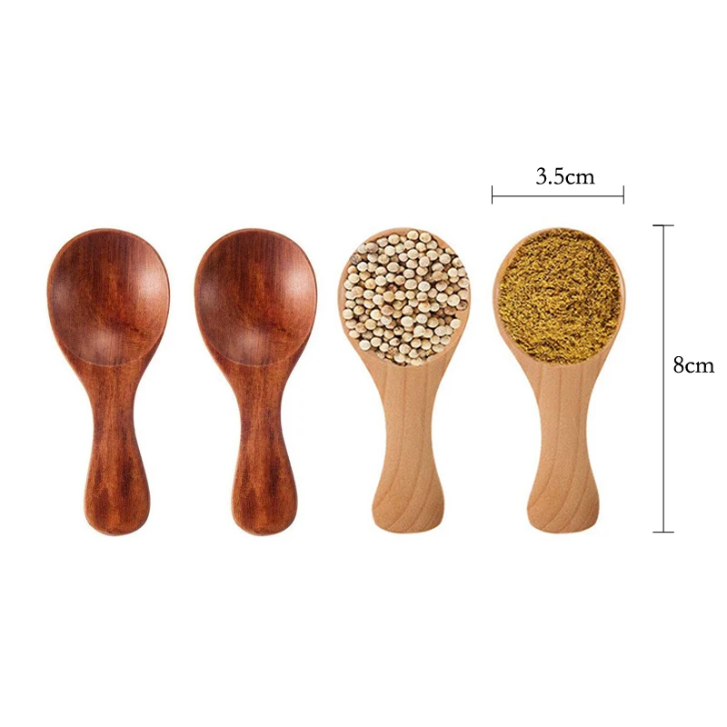 4Pcs Mini Drewniane Łyżki Mała – Kitchen Gadgets For Kids recenzja i cena