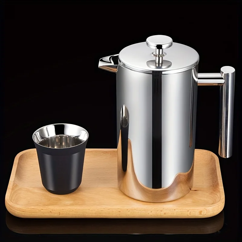 Termoizolowany z drewnianą rąc – French Press Coffee Maker recenzja i cena
